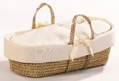 Cesta Palma Piquet con Piumetto Panna