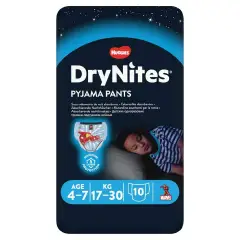 Mutandina Drynites 4-7A Boy 17-30 Kg 10 Pezzi