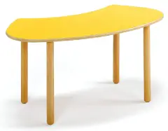 Cattedra Scuola Infanzia Onda Giallo