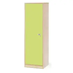 Mobile Scuola Infanzia a Colonna con Anta Destra Verde – 50 x 41 x 174 cm