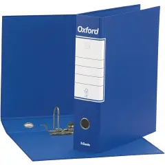 Raccoglitore a Leva Oxford Commerciale Blu 23x30 cm – Registratore con Dorso da 8 cm