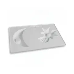 Stampo per Colata – Bugia Luna 12,5 cm in Plastica Antiaderente
