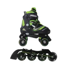 Pattini Converibili 2in1 Reverse Verde Lime Taglia S  30/33