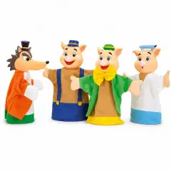 Marionette Teatrino Fiabe Italiane I Tre Porcellini
