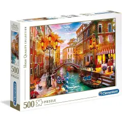 PUZZLE 500 PZ HQC SUNSET OVERVENICE