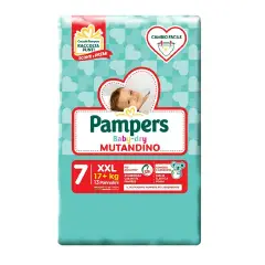 Pampers Baby Dry Mutandino Taglia 7 +17 XXL - 13 Pezzi BabyDry