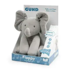 Gund Flappy Elefantino Interattivo Parlante – Peluche 30,5 cm