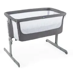Culla Fianco Letto Next2me Air Dark Grey – Culla Neonato Versatile 0-6 Mesi
