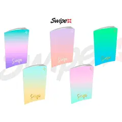 Swipe Bicolor Quaderno Maxi Gr. 80 - Rigatura 10mm