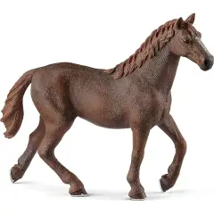 Schleich Giumenta Purosangue Inglese - Miniatura Realistica in Resina
