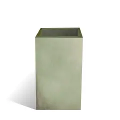 Vaso Alto Liscio 40x40x H 80 Tortora | Eleganza e Praticità