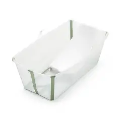 Vaschetta Bagnetto Flexibath Verde Trasparente con Newborn Incluso