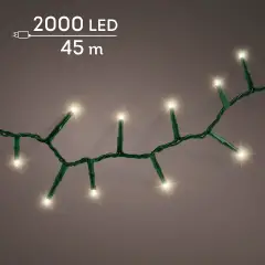 Lumineo Compact Twinkle 2000 LED 45 m Bianco Caldo