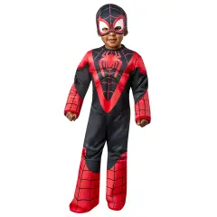 Costume Miles Morales Deluxe per Bambini - Taglia S - 3/4 anni