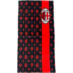 TELO MARE IN SPUGNA 70X140 CM 100% COTONE A.C.MILAN