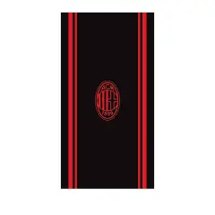 Telo Mare Cimato in Spugna 90x170cm 100% Cotone A.c. Milan