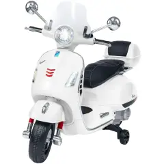 Moto Elettrica per Bambini Vespa Gts Super Sport 12V Bianca