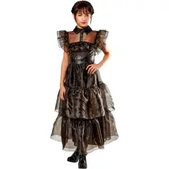 Costume Mercoledì "Wednesday" Addams Raven Dance per Bambine - Taglia XL - 156-160 cm