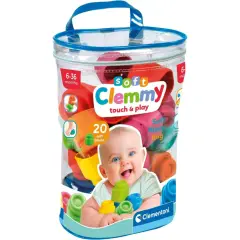 Soft Clemmy Sacca 20 Mattoncini, per la Prima Infanzia: Gioco, Sicurezza e Apprendimento