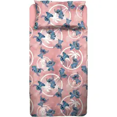 Completo Letto 1 Piazza Stitch Rosa - HERMET