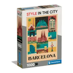 Puzzle 1000 Pz Style In The City Barcelona