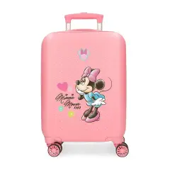 Minnie Imagine Trolley Abs 50 Cm 4 Ruote Rosa
