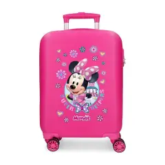 Minnie Super Helpers Trolley Abs 50cm 4 Ruote Fucsia