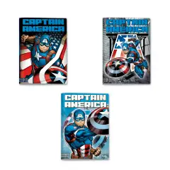 Captain America Quaderno A4 Maxi 96/100 Rigatura A