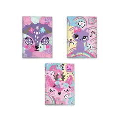 Sj Gang Animali Girl Quaderno A4 Maxi 96/100 Rigatura B
