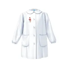 Grembiule Bambina Scuola 4066 Bianco 12 Anni