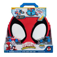 Spidey Valigetta Lancia Veicoli con 2 Veicoli Die Cast