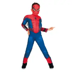 Costume Spider-Man Deluxe per Bambini - Taglia S - 3/4 anni
