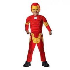 Costume Iron Man Deluxe per Bambini - Taglia Toddler - 1/2 Anni