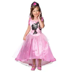 Costume Barbie Principessa per Bambine - Taglia L - 7/8 anni