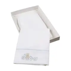 Set Lenzuola Carrozzina Dadini Azzurro 3 Pezzi