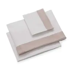 Infinito Set Lenzuola Lettino 3 Pezzi Plumetì Sabbia Italbaby