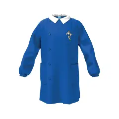 Grembiule Bambino Scuola Calciatore Blu 10 Anni
