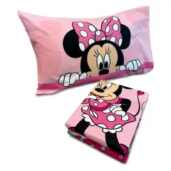 Set Lenzuolo Minnie in Flanella per Letto Singolo - HERMET