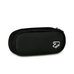 Bustina Scuola Portapenne Pencil Bag Round Plus Grs Jet Black