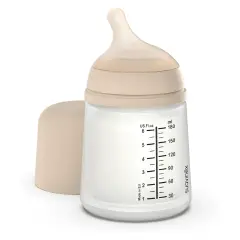 Biberon Zero Zero con Tettarella In Silicone Anticolica Flusso Lento (S) 180 ml Light