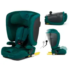 Seggiolino auto FIX2GO Green con Sensore elettronico di installazione SAFERIDE SENSOR