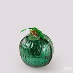 Candela Sfera Natalizia Profumata Verde 11cm EDG Greenwood