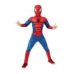 Costume Spiderman Black Line - Taglia S - 3/4 Anni