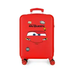 Trolley ABS 55 cm 4 ruote Cars McQueen Rosso Disney