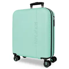 Pepe Jeans Montana Trolley Abs 55 cm 4 Ruote Turchese