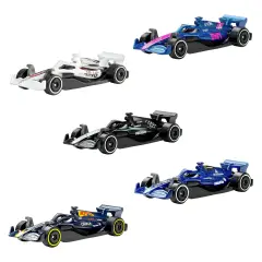 Hot Wheels Veicoli Formula 1 Scala 1:64 5 Pezzi