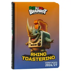 Skifidol Italian Brainrot Diario Datato 12 Mesi Standard Rhino