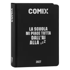 Comix Diario Agenda 16 Mesi Mignon Plus Black&silver