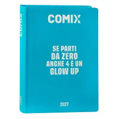 Comix Diario Agenda 16 Mesi Mignon Plus Azzurro