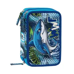 Astuccio WWF 3 Zip Corredo Completo Squalo